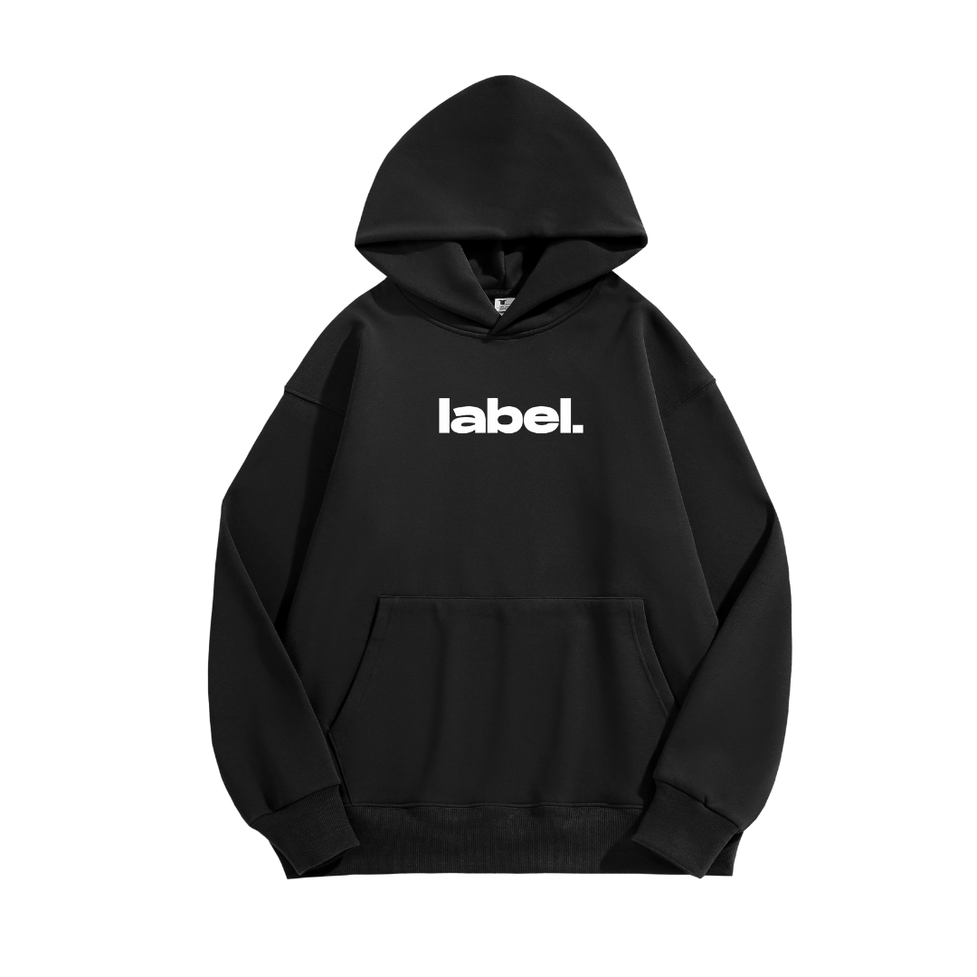 Classic black hoodie best sale